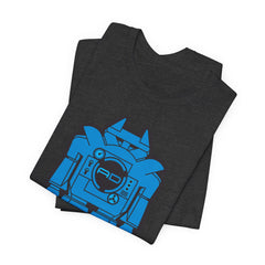 Robot T‑Shirt - Blue Mech Graphic Tee