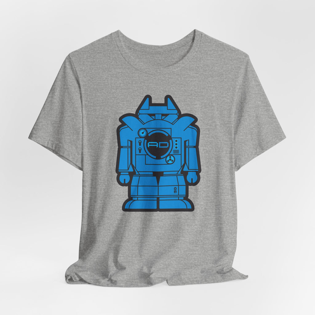 Robot T‑Shirt - Blue Mech Graphic Tee