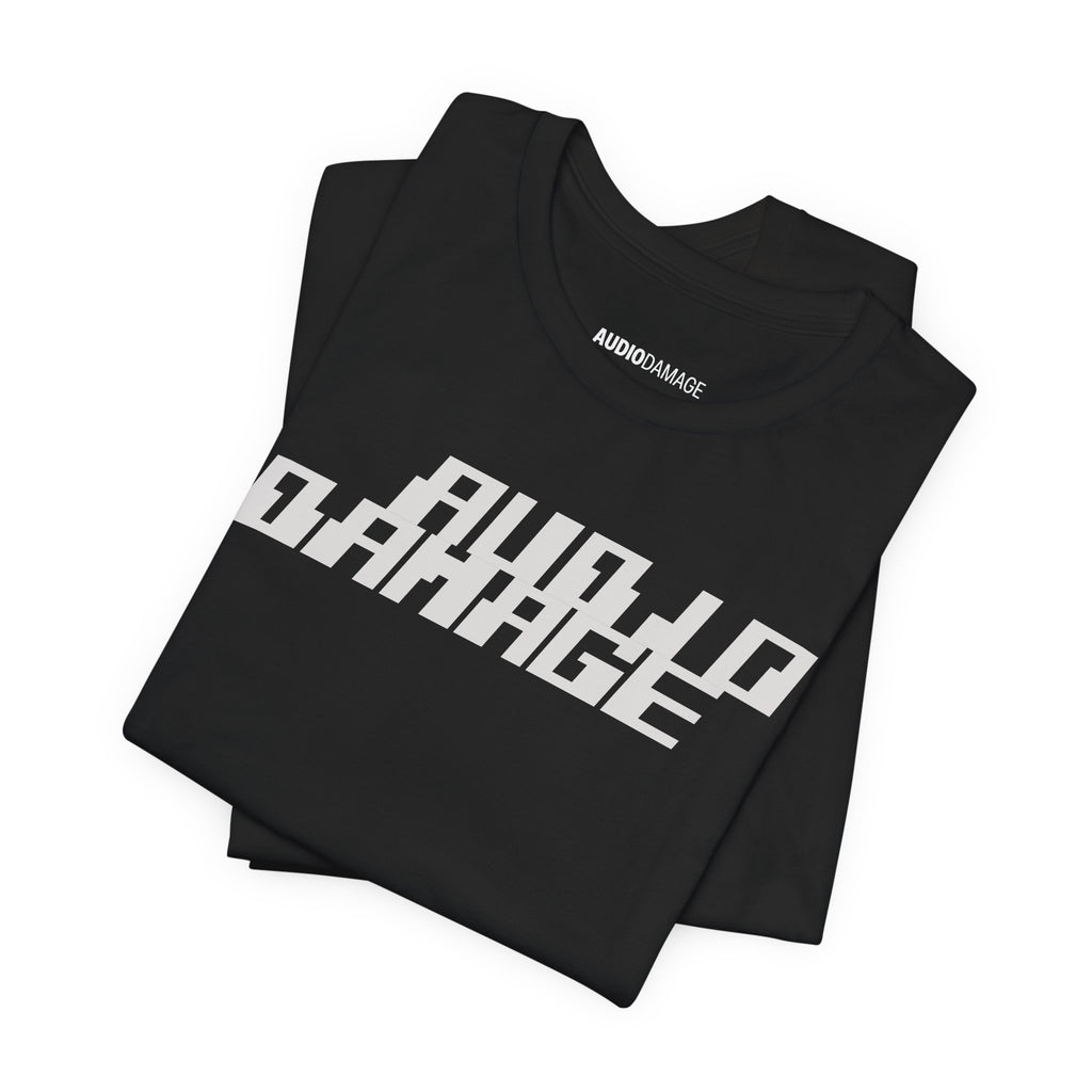 Pixel T‑Shirt - Skewed Logo Pixel Tee