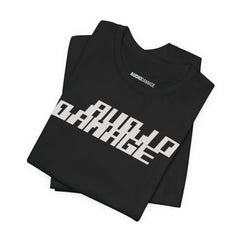 Pixel T‑Shirt - Skewed Logo Pixel Tee
