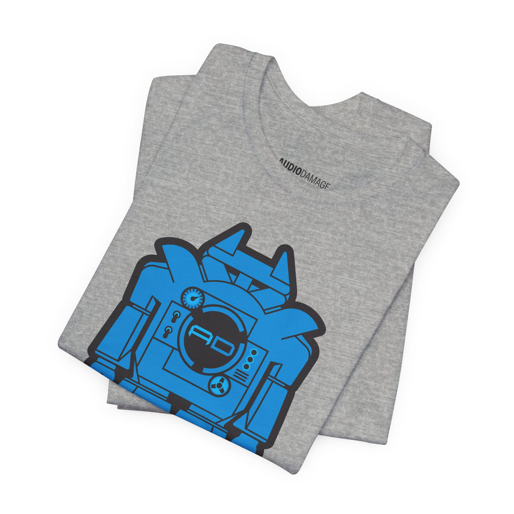 Robot T‑Shirt - Blue Mech Graphic Tee